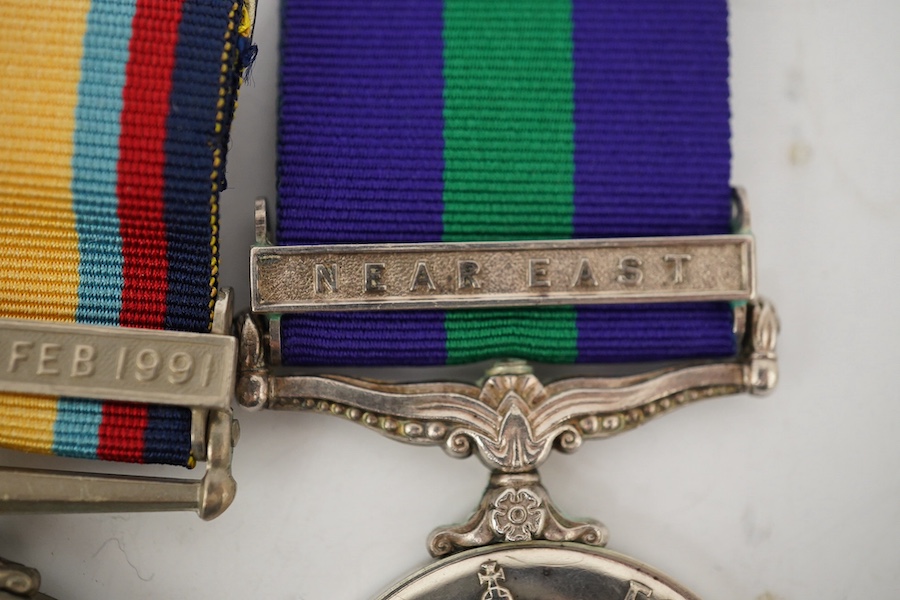 Four ERII military medals